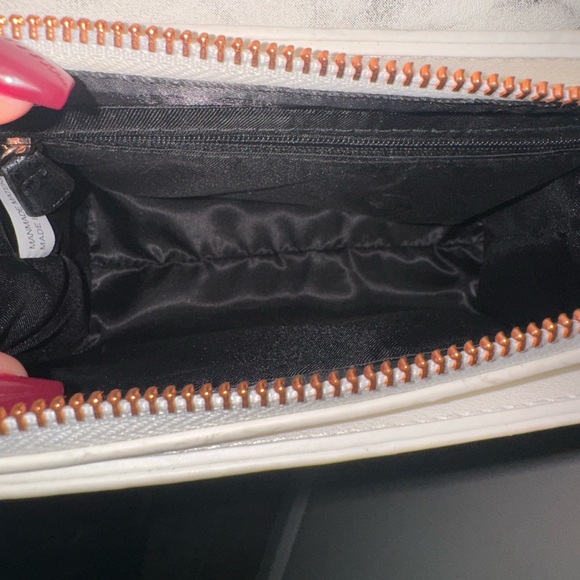 White Marble Purse Rose Gold Never Worn Excellent Condition Charming Charlie - Picture 2 of 5